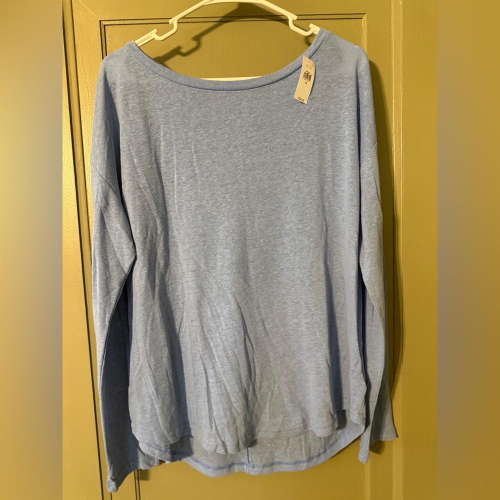 GAP Light Blue Linen Tee